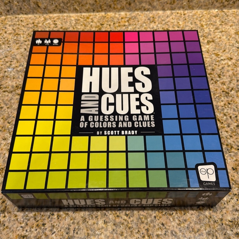 Board game. Hues and cues